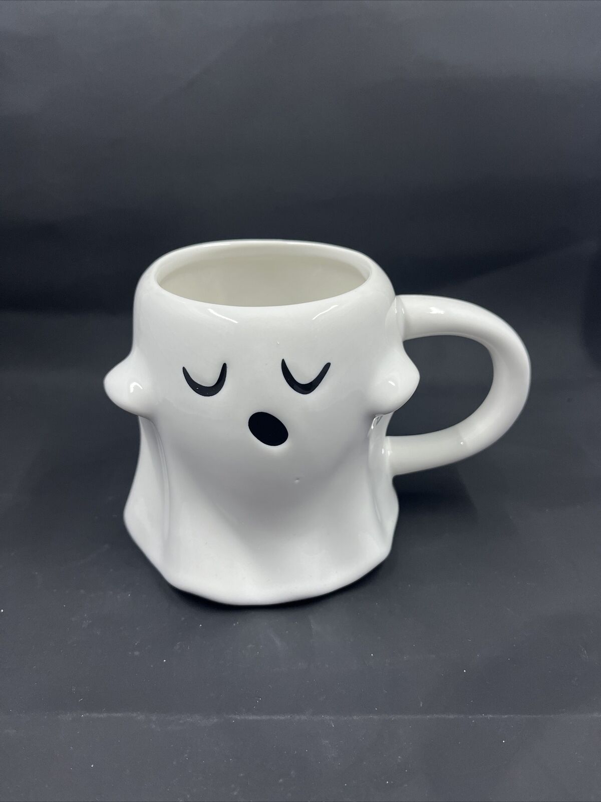 Ghost Shaped Stoneware Mug 12oz Target Spritz Unused