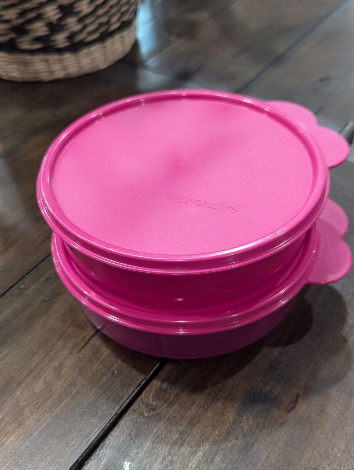 Tupperware Big Wonders Cereal Bowl 2 cup / 500ml Set of 2 Pink New