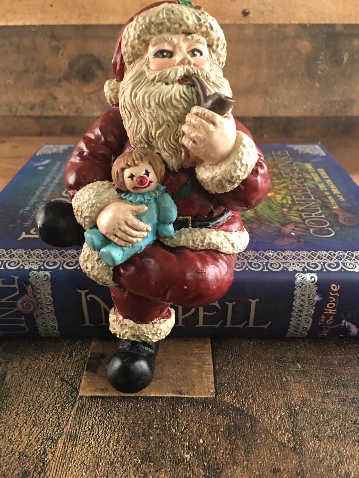 Vintage Silvestri Santa Claus Christmas Figurine Handmade