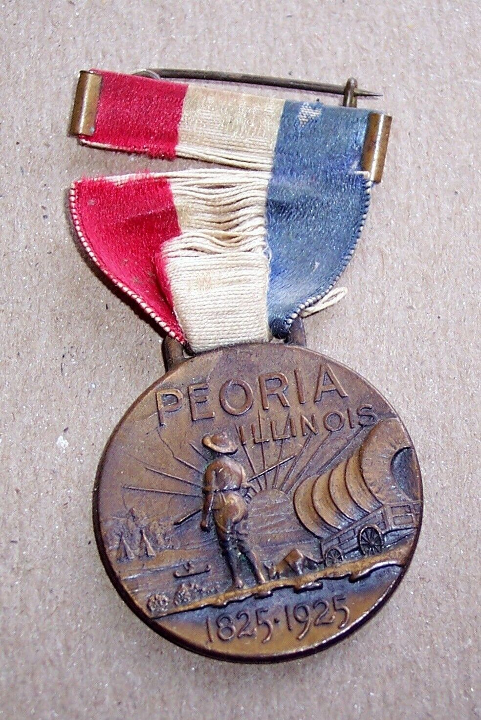 1825-1925 Peoria Illinois Centennial Medal