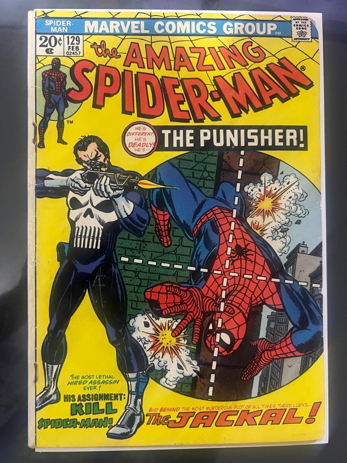 Amazing Spider-Man #129 (1974) Punisher first appearance