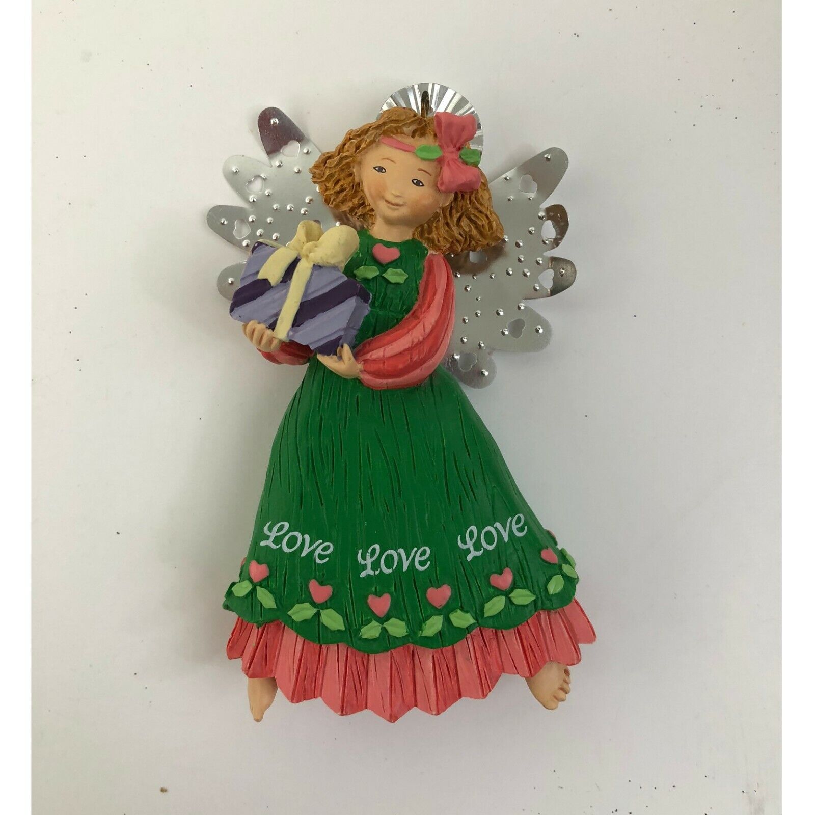 Christmas Ornament Angel Carlton in Box Gift of Love Angelic Holiday Tree Decor