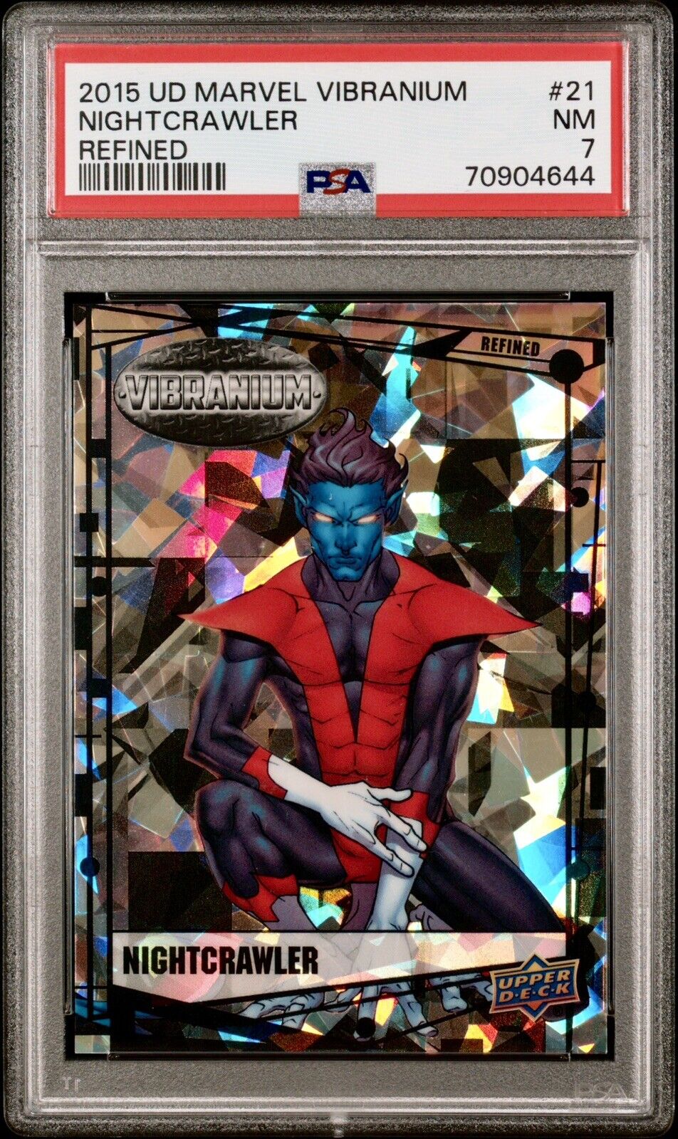 2015 UD Marvel Vibranium Refined /99 #21 Nightcrawler 7 🔥RARE🔥