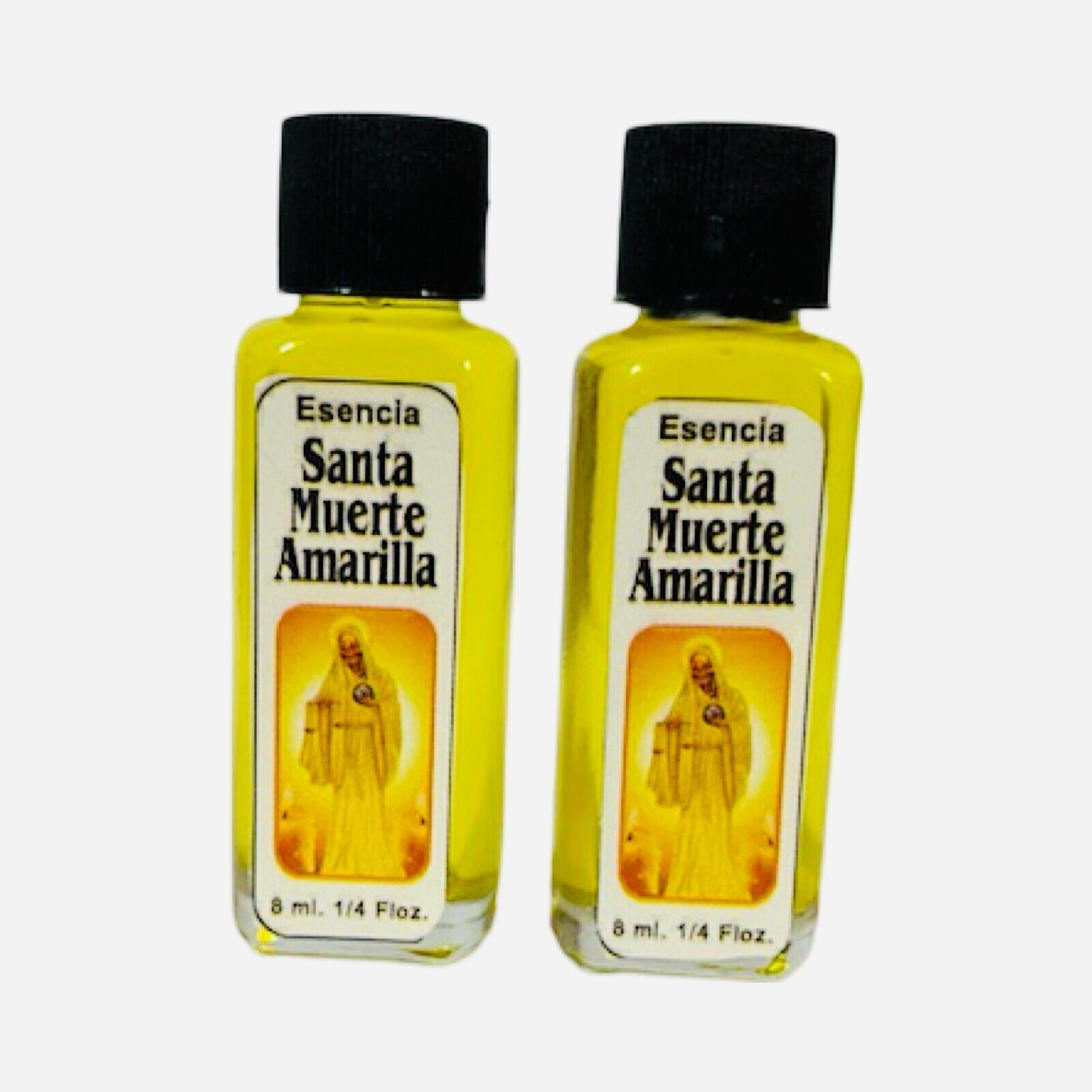 2PACK- Santa Muerte Amarilla Esencia Esoterica - Holy Death Yellow Essence