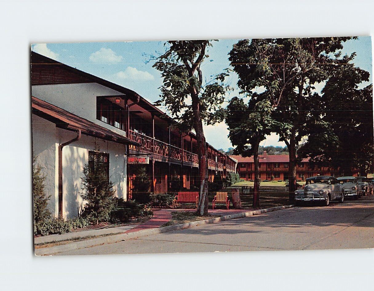 Postcard Monterey Motel Excelsior Springs Missouri USA