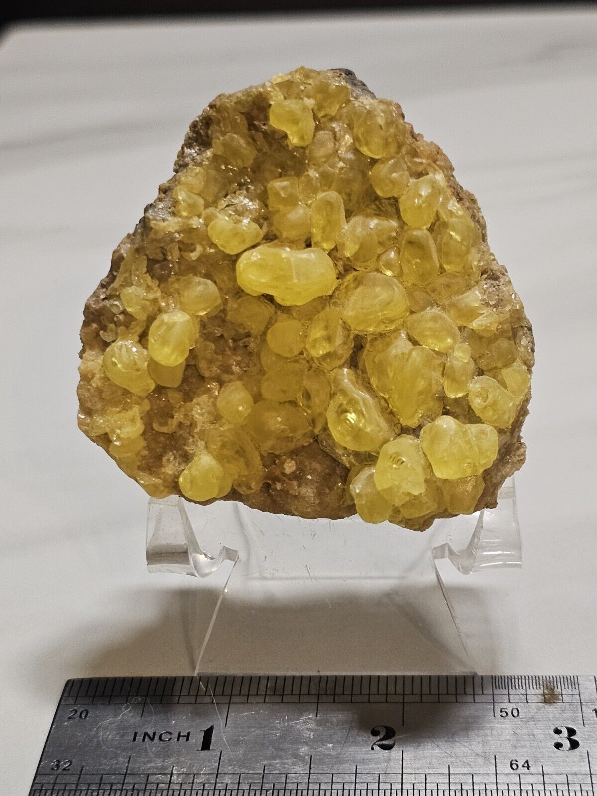 Beautiful 3-inch, 64 gram sulfur specimen.  Video title for item VG0015 - Sulfur