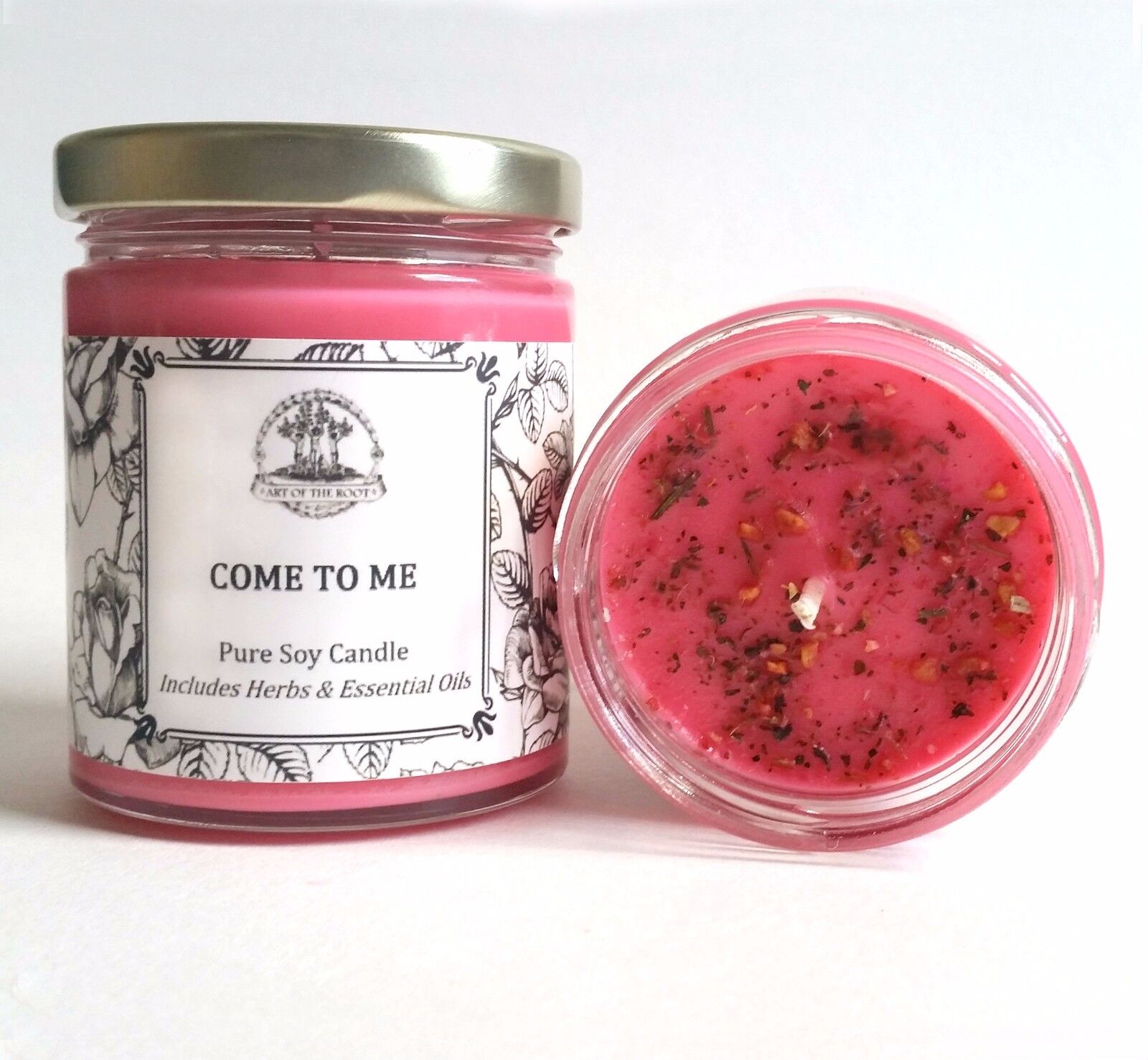 Come To Me Soy Candle for Love Romance Seduction Commitment Spell Hoodoo Wiccan