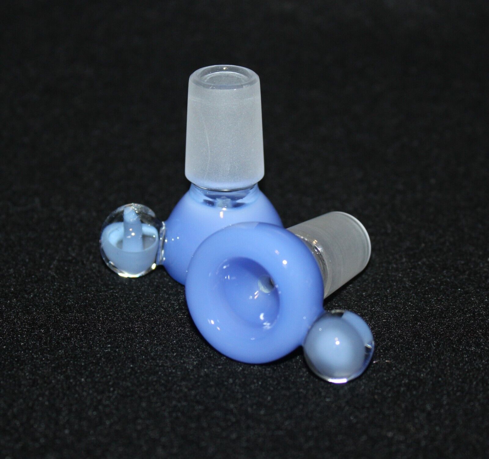 18mm BLUE DREAM Glass Slide bowl 18 mm male slide bowl