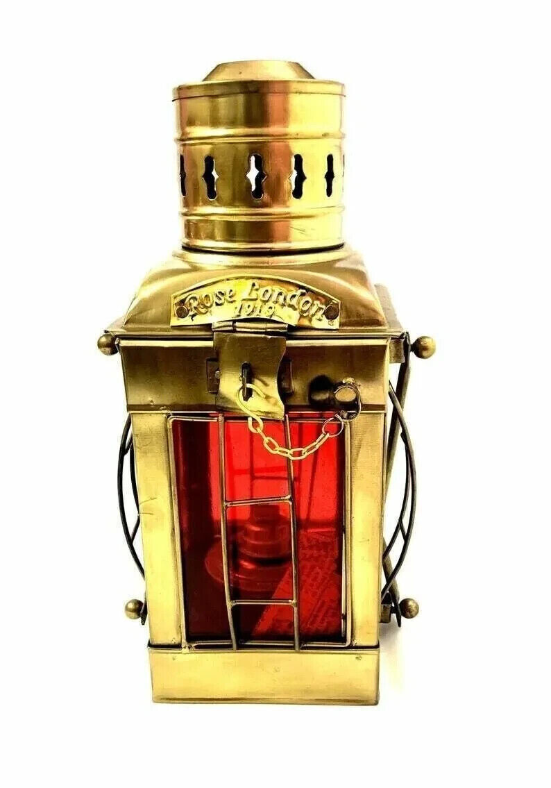 Vintage Maritime Brass Oil Lamp Ship Lantern Antique Boat Nautical gift new
