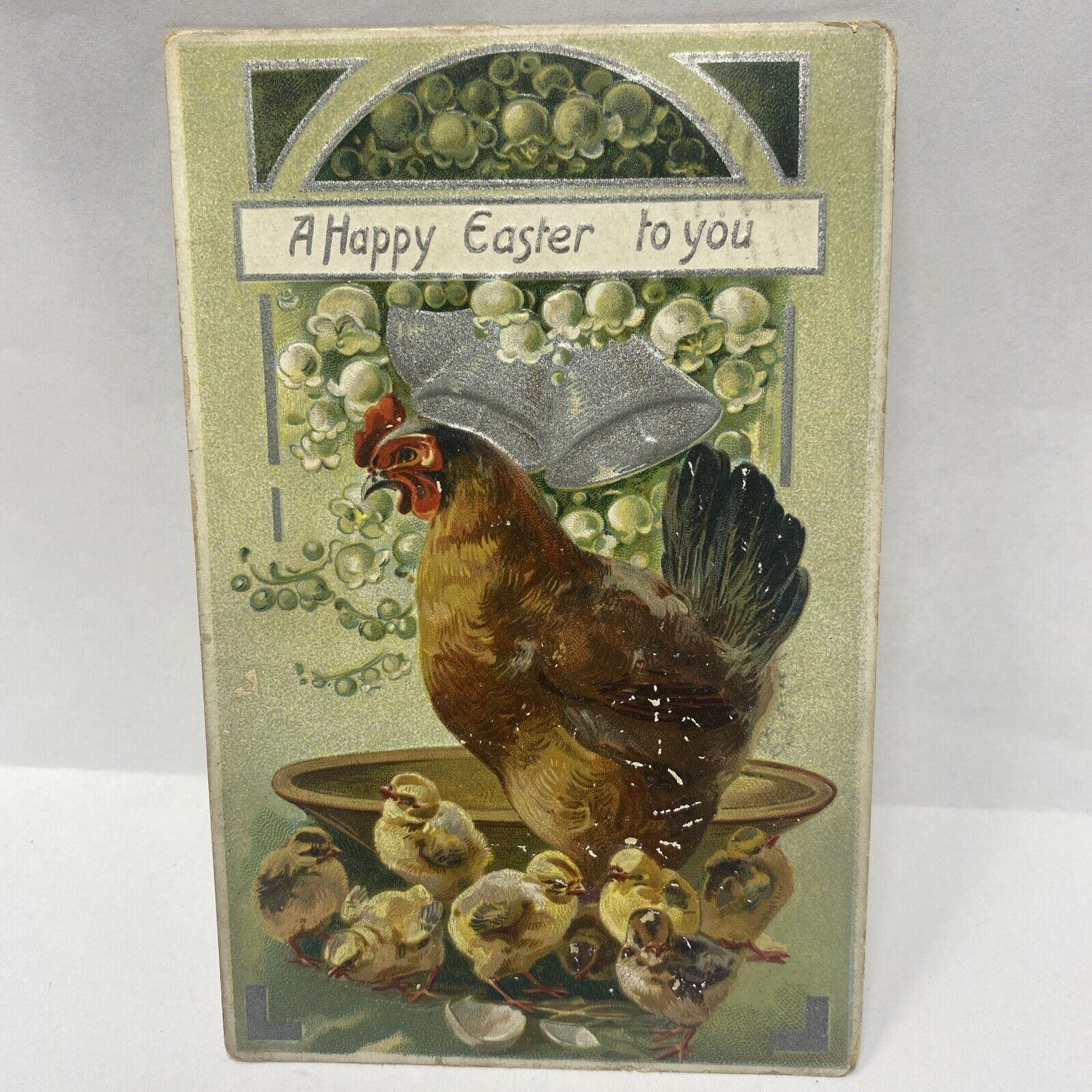 Vintage Postcard 1911 Happy Easter