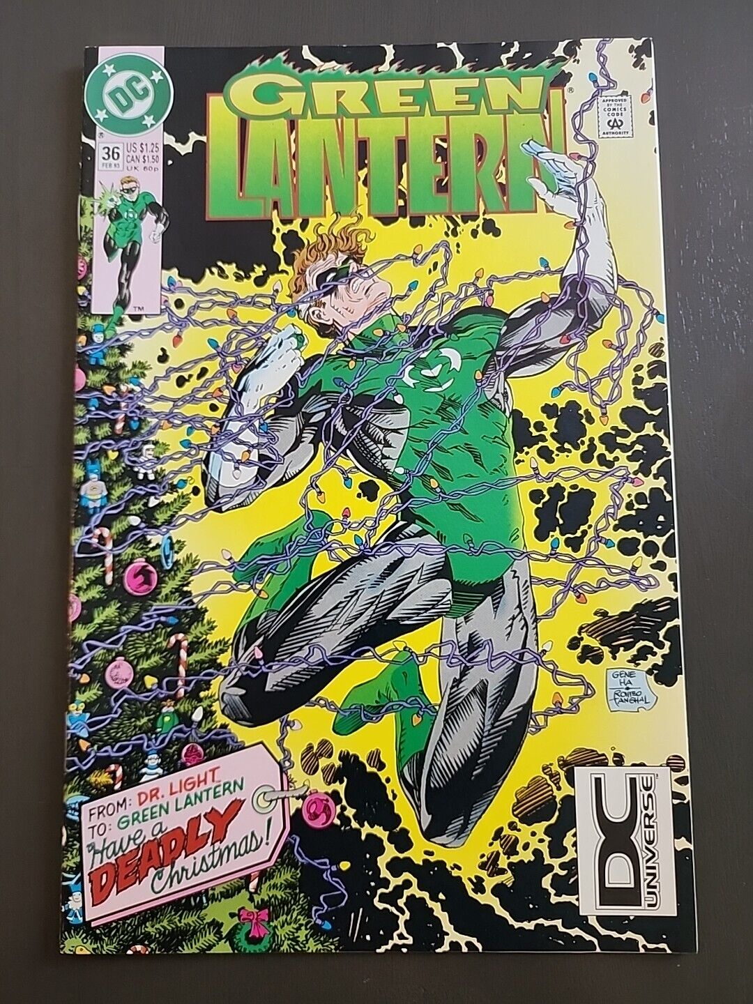 Green Lantern 36 1993 DC UNIVERSE LOGO VARIANT Rare