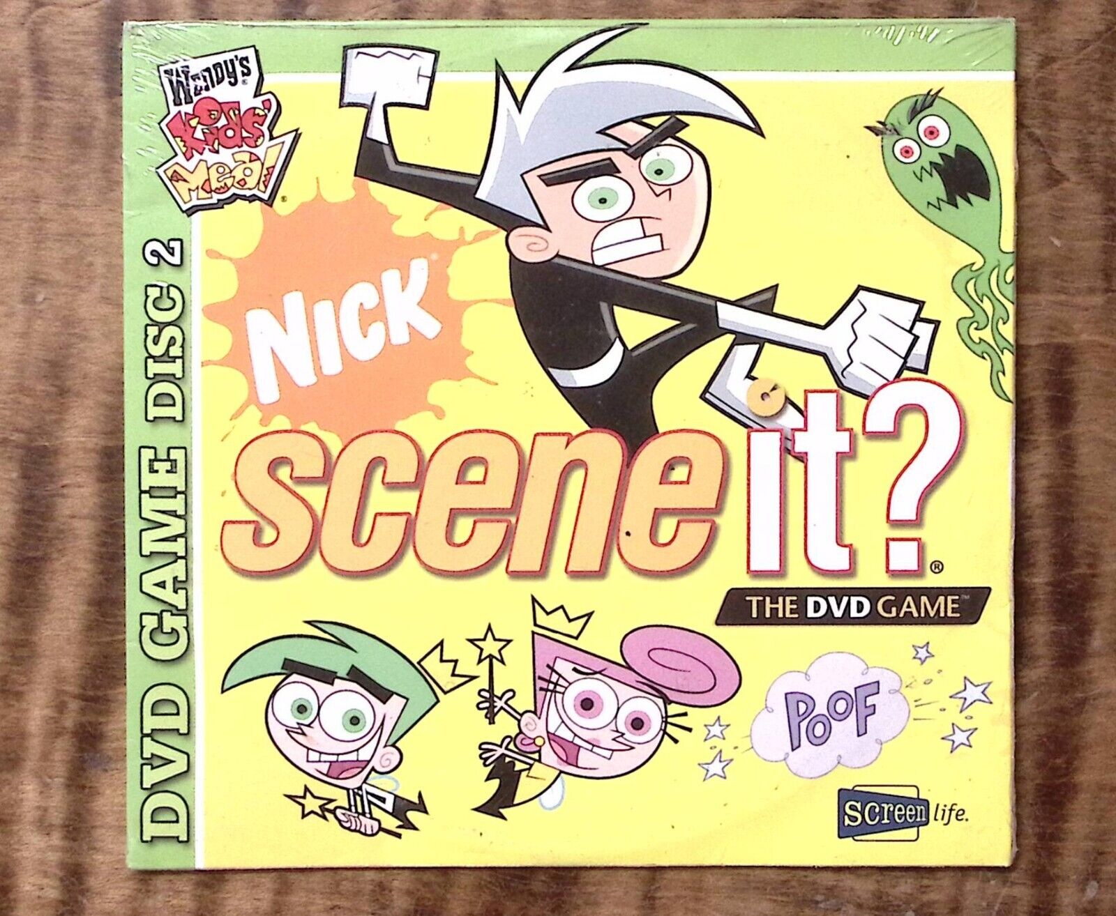 WENDY\'S KIDS MEAL NICK SCENE IT? THE DVD GAME DISC 2 FACTORY SEALED  CD 3790