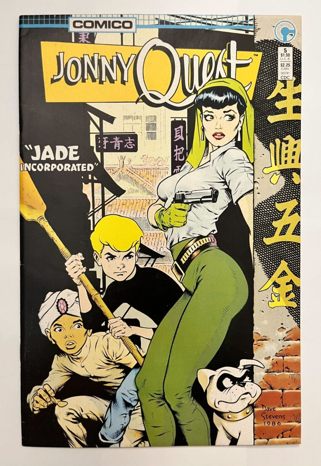Jonny Quest #5 Comico 1986 Jezebel Jade