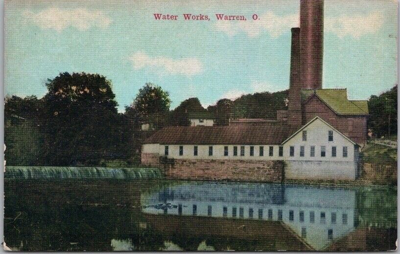 Vintage 1910s WARREN, Ohio Postcard 