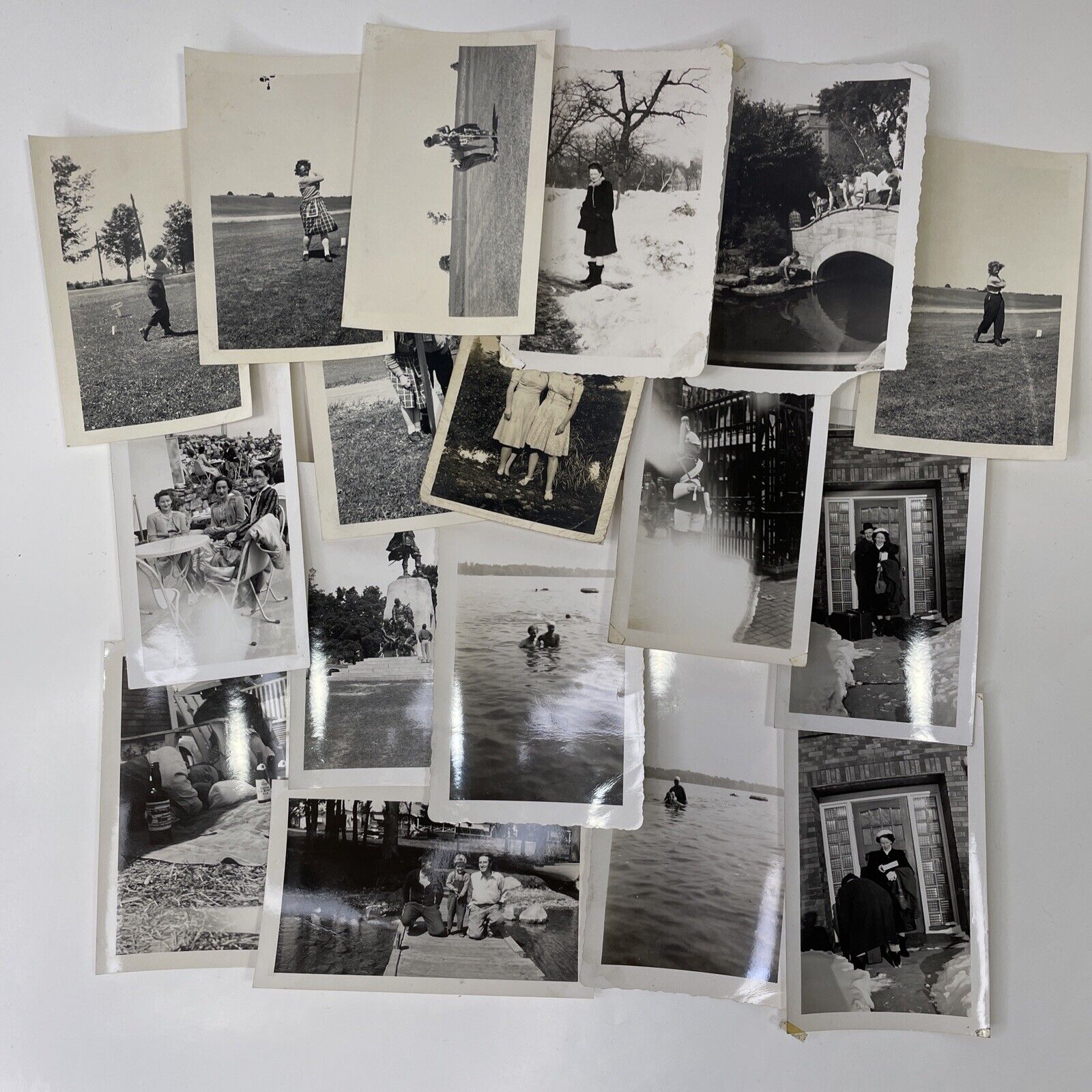 Antique 1940’s Photos: Heinz Yensh, Hazel Marson, Joseph P. Atzenhoffer Family 2