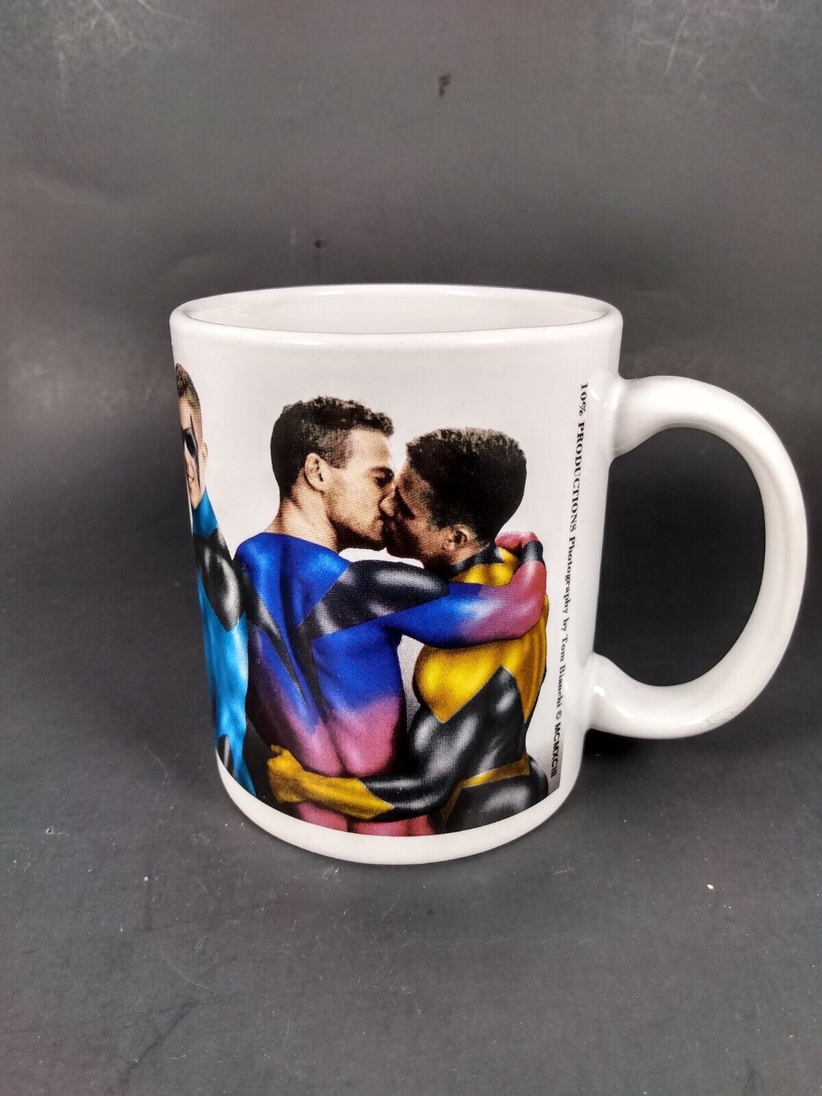 Vintage 1993 LGBTQ Pride Mug You Are My Hero, by Tom Bianchi 