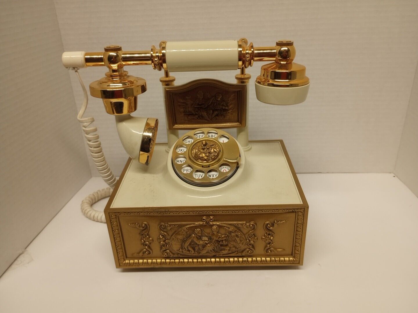 Vintage Western Electric French Victorian Art Deco Style Rotary Dial Telephone