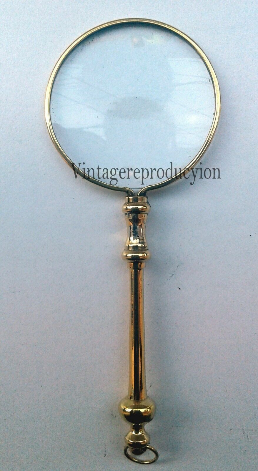 Antique Vintage Brass Handle Magnifier Nautical Magnifying Glass for men gift