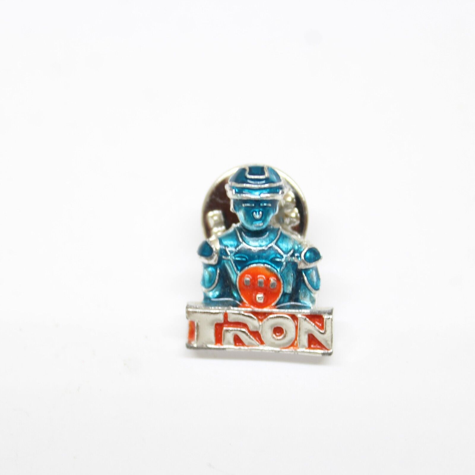 Tron Jewelry Pin 1982 Head Bust Pin Lapel Enamel Collectible