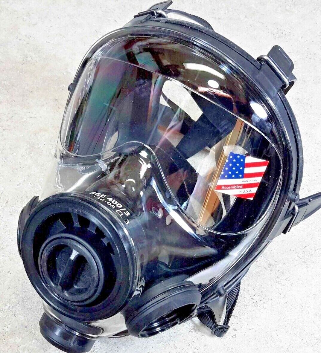 SGE 400/3 Gas Mask / 40mm Respirator - CBRN & NBC Protection -NEW - Made In 2024
