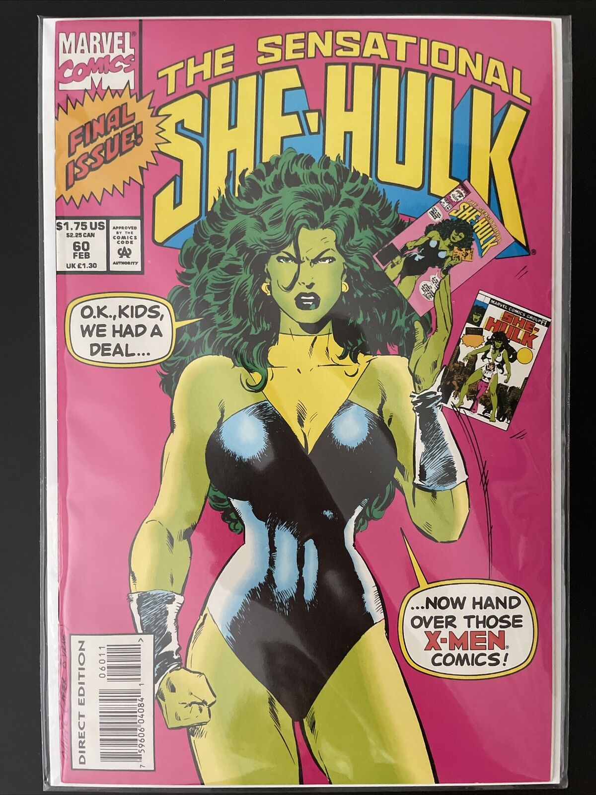 The Sensational She-Hulk #60 (Feb 1994, Marvel Comics)