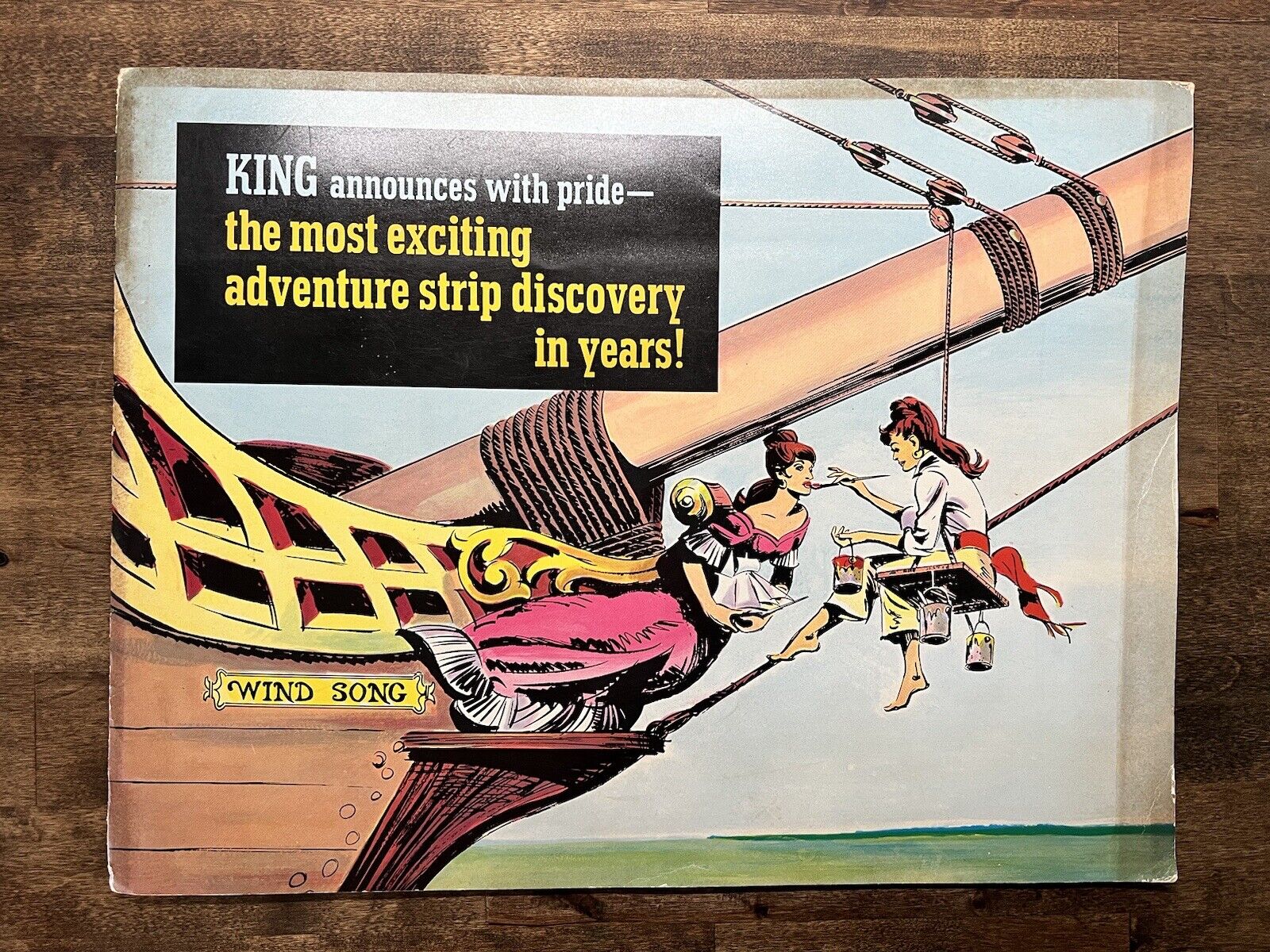 RARE Captain Kate Comic Advertisement for Newspaper 1967