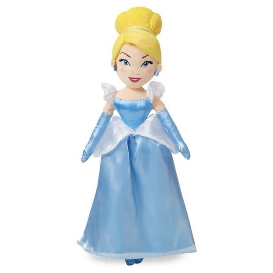 Disney Store Cinderella Soft Toy Doll Detailed Plush New with Tags - Rare