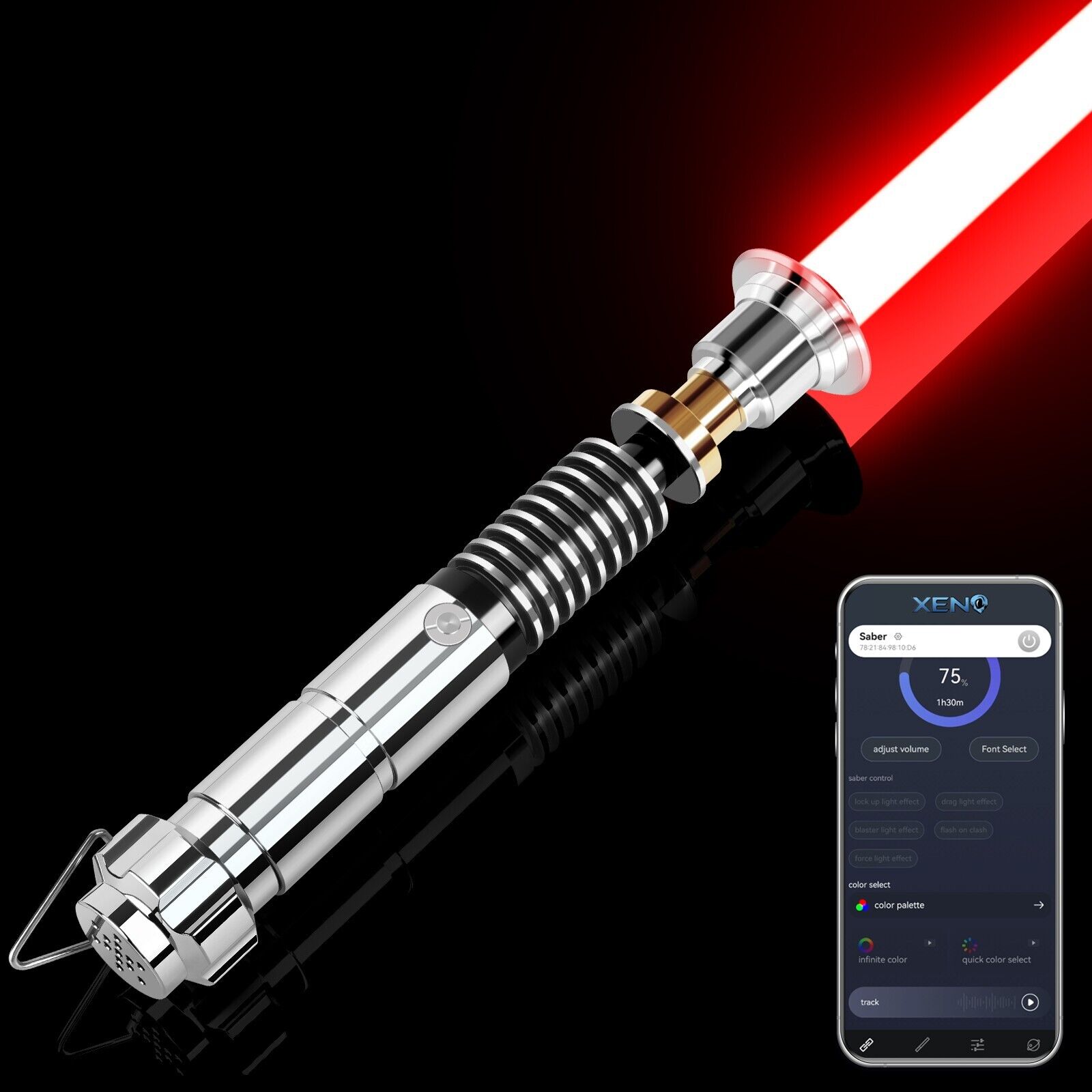 Star Wars Luke Skywalker Light Saber Motion Control Dueling Lightsaber DHL