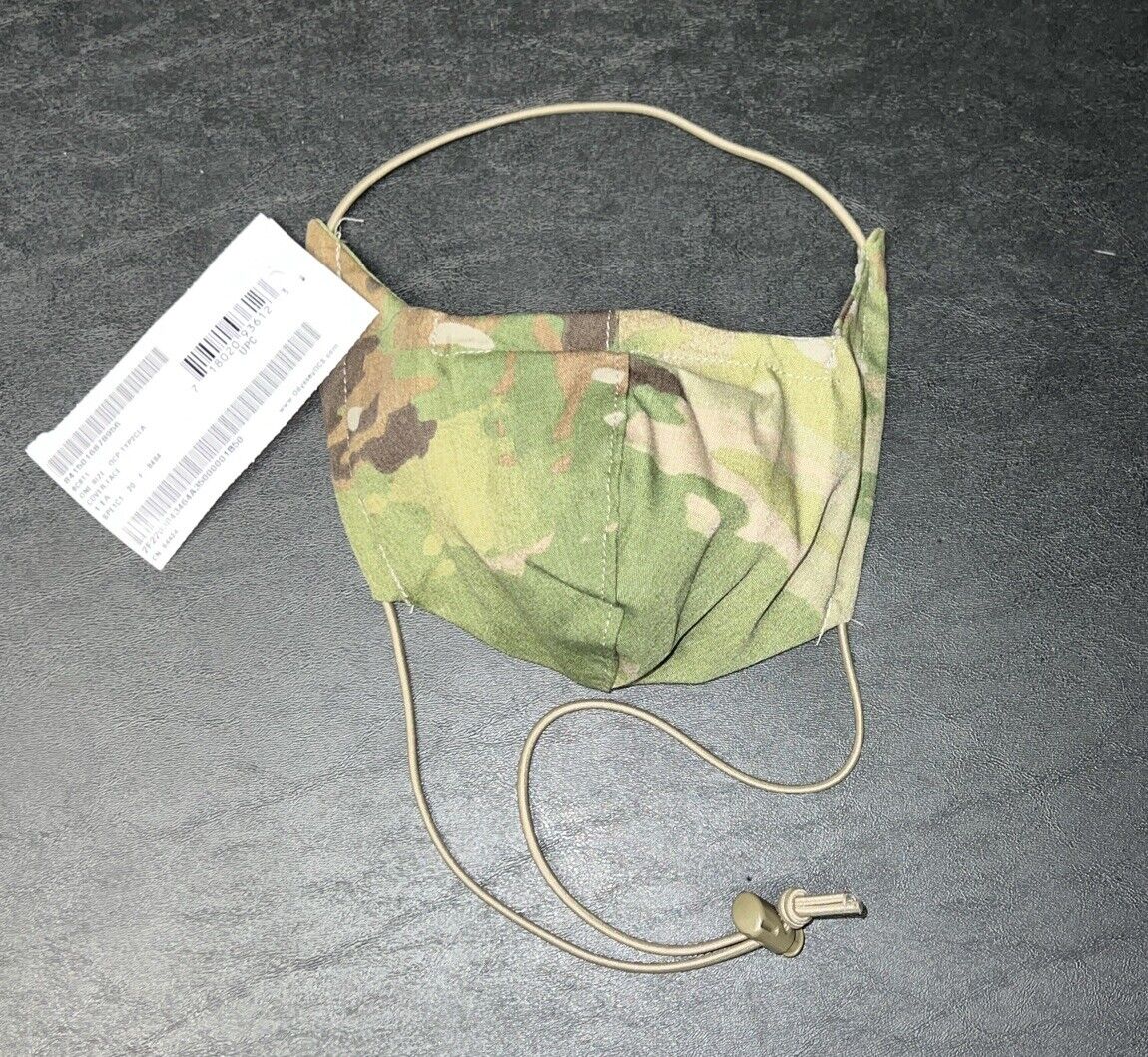 NEW Genuine US Army Issued OCP Fabric Face Covering Mask Type 2 A-23
