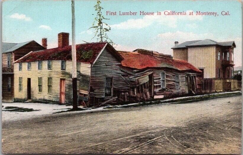 1910s Monterey CA Postcard 