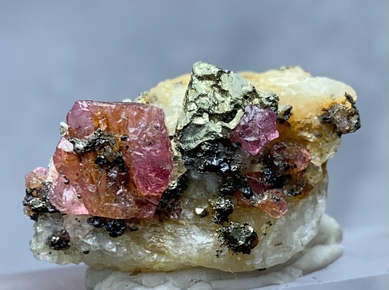 36.60 Carat beautiful Ruby crystal bunch specimen from Afghanistan