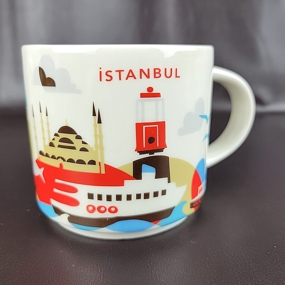 Starbucks You Are Here ISTANBUL TURKEY 2016 YAH Collectors Series Mug 14 oz Red