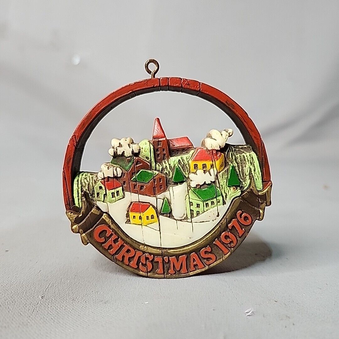 Hallmark 1976 Tree-Trimmer  Nostalgia Christmas Village Vintage Ornament