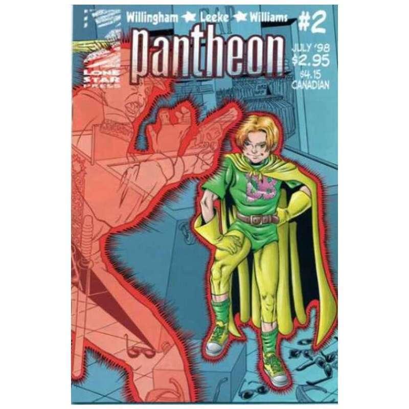 Pantheon #2 Cover A  - 1998 series Lone Star comics NM+ [k'