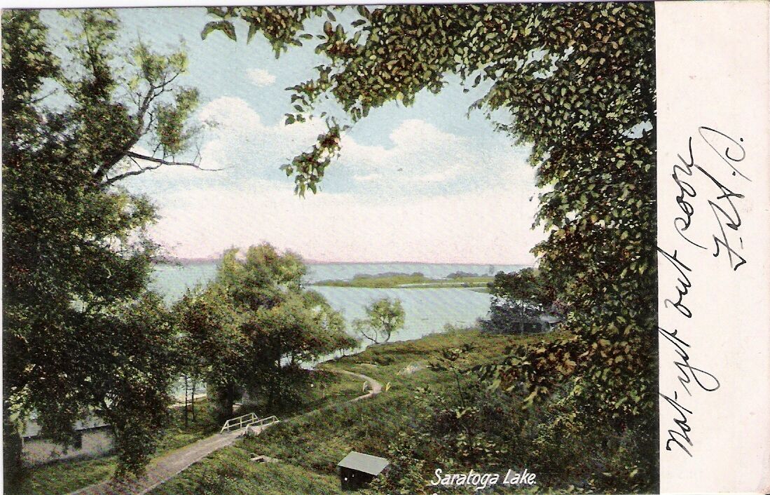 Postcard New York Saratoga Lake ca 1901-1905 Printed in Germany