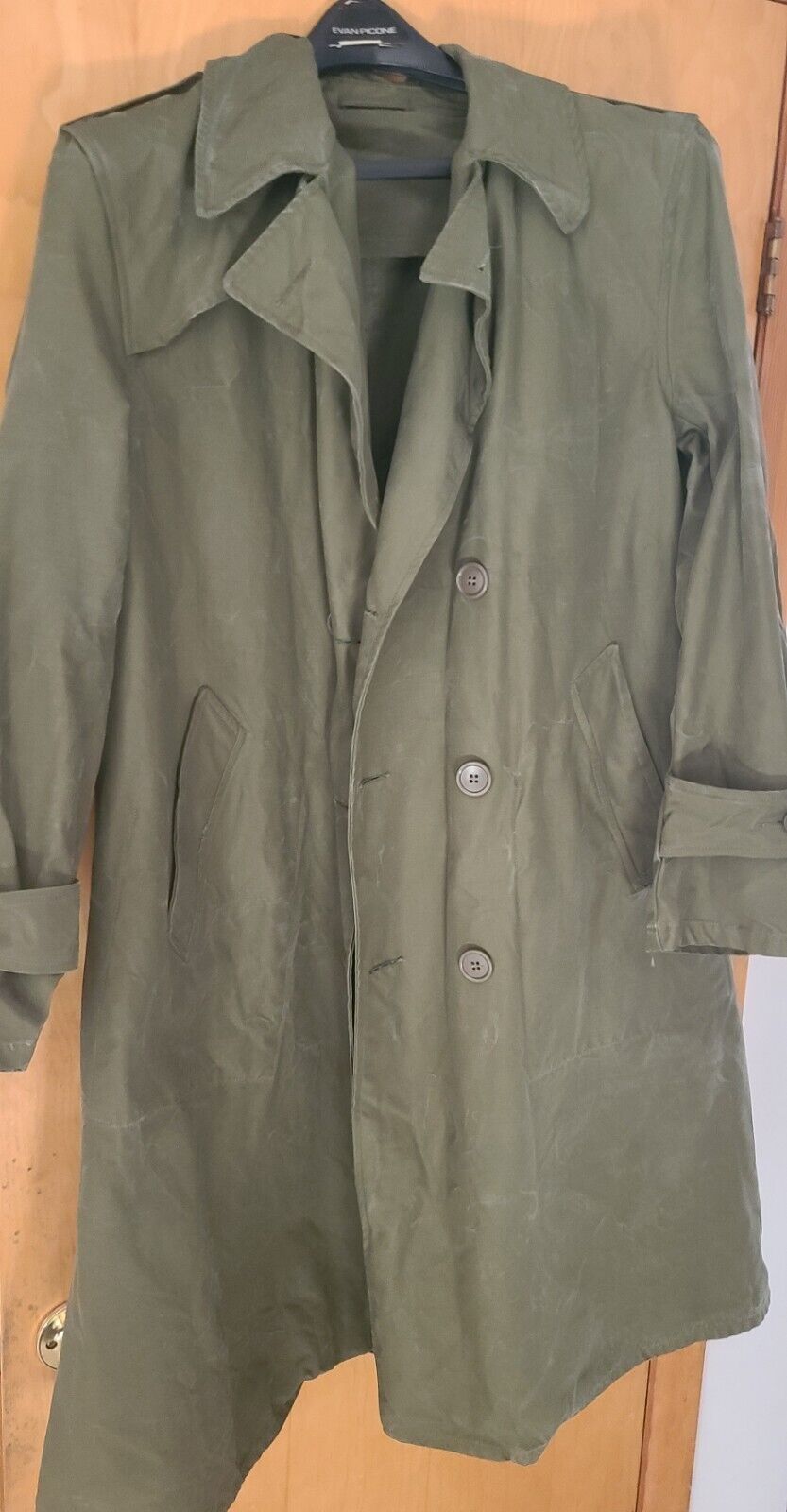 WWII Army Trench Coat Extra Large