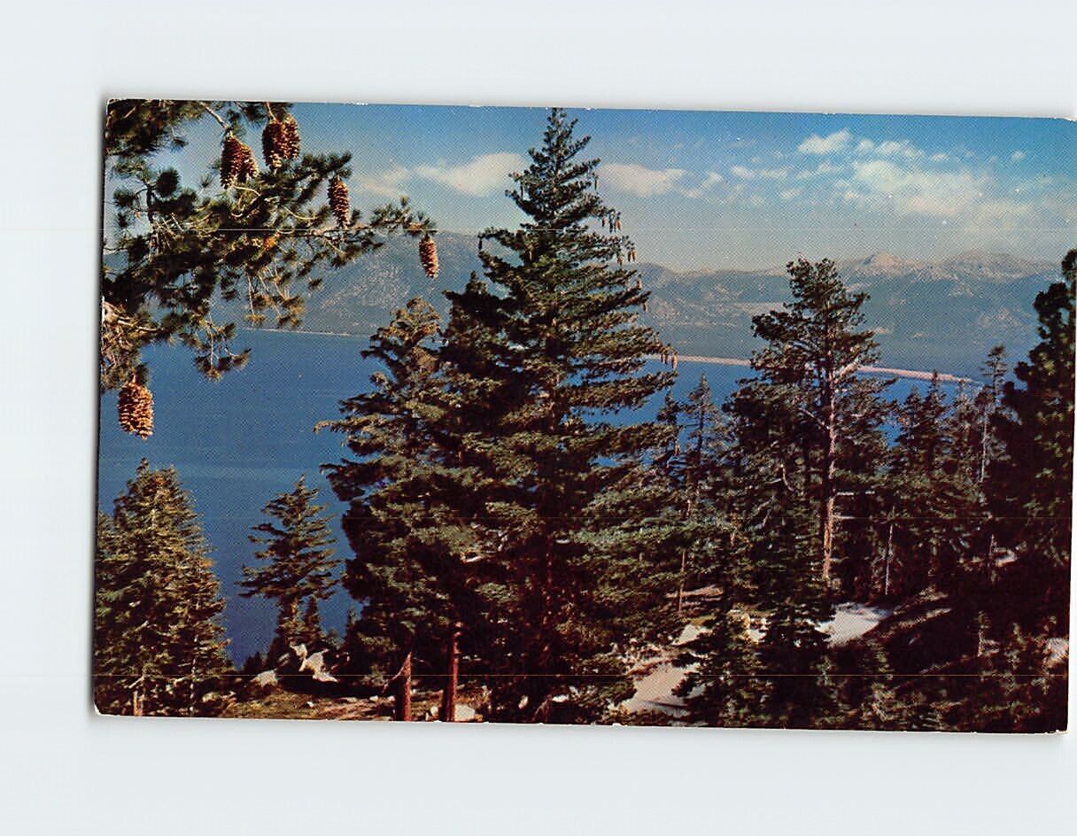 Postcard Beautiful View of Tahoe California USA