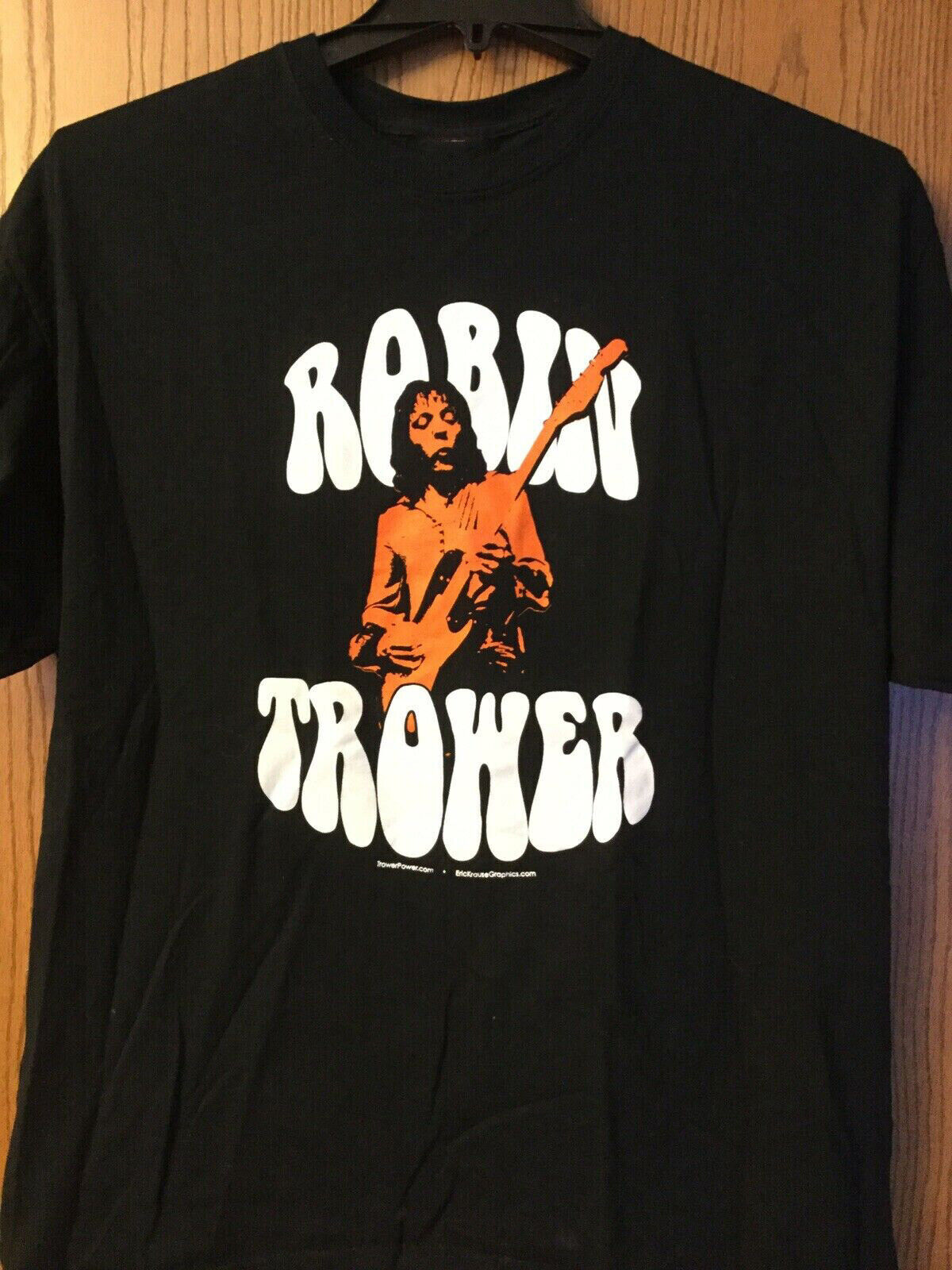In Concert Robin Trower Tee Shirt Classic Black Men Size S-234XL LE247