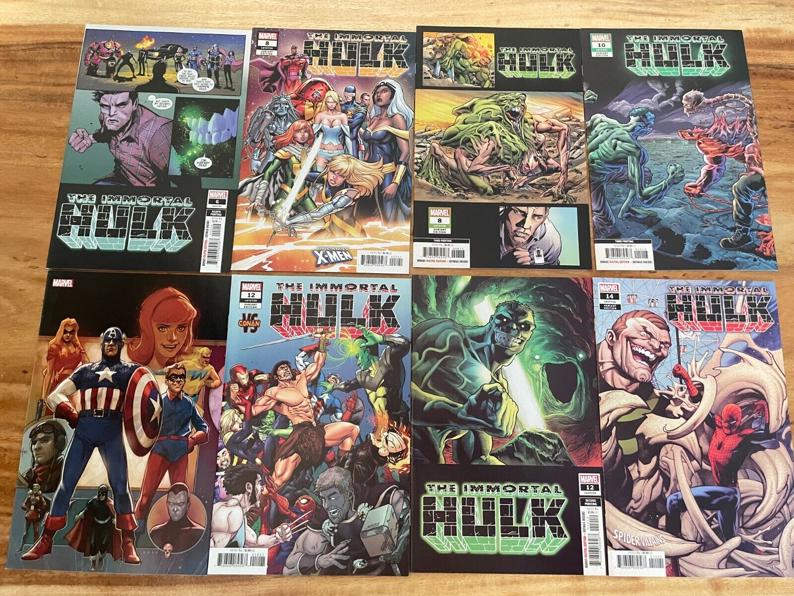 Immortal Hulk Comic Lot Set of 55 Marvel Some Variants Various Printings