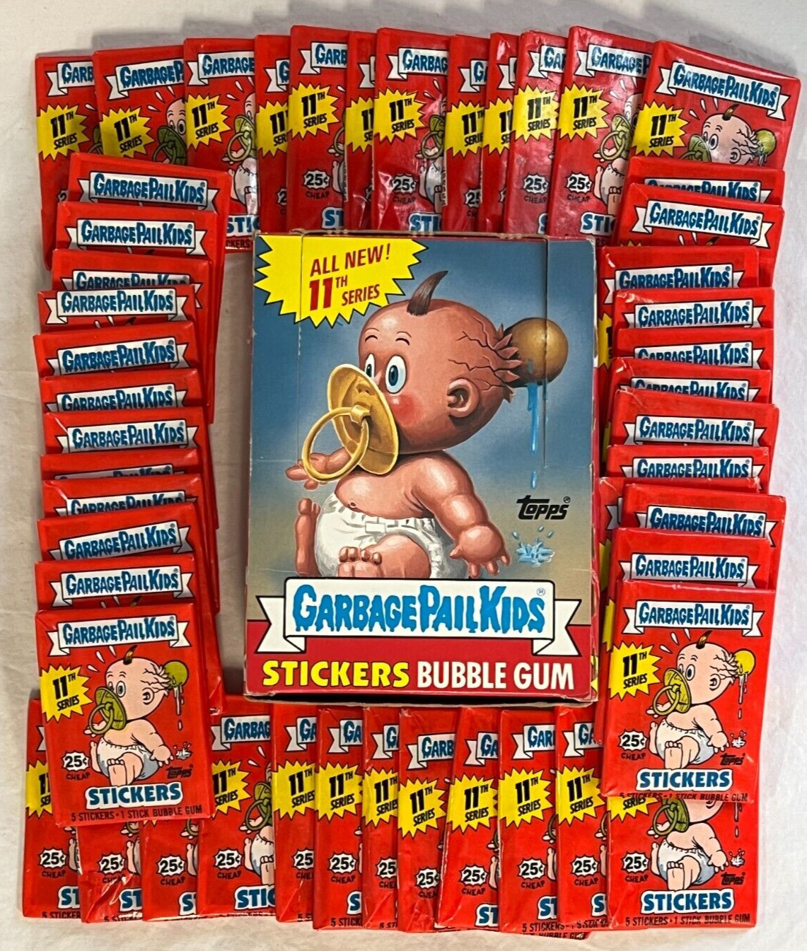 NEW 1987 Topps Garbage Pail Kids Original 11th Series 11 GPK 48 Packs OS11 BOX