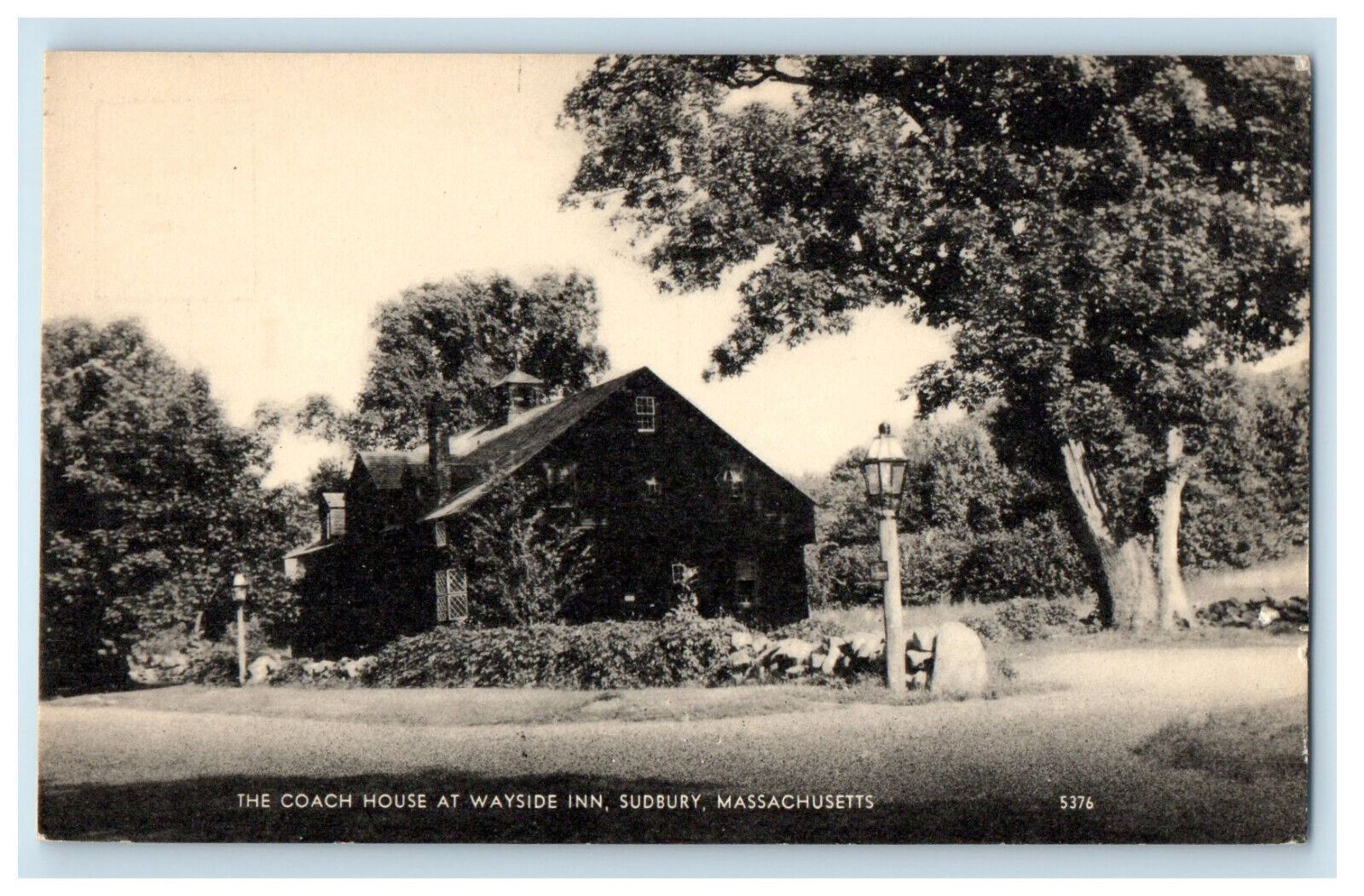 c1940s The Coach House at Wayside Inn Sudbury Massachusetts MA Postcard