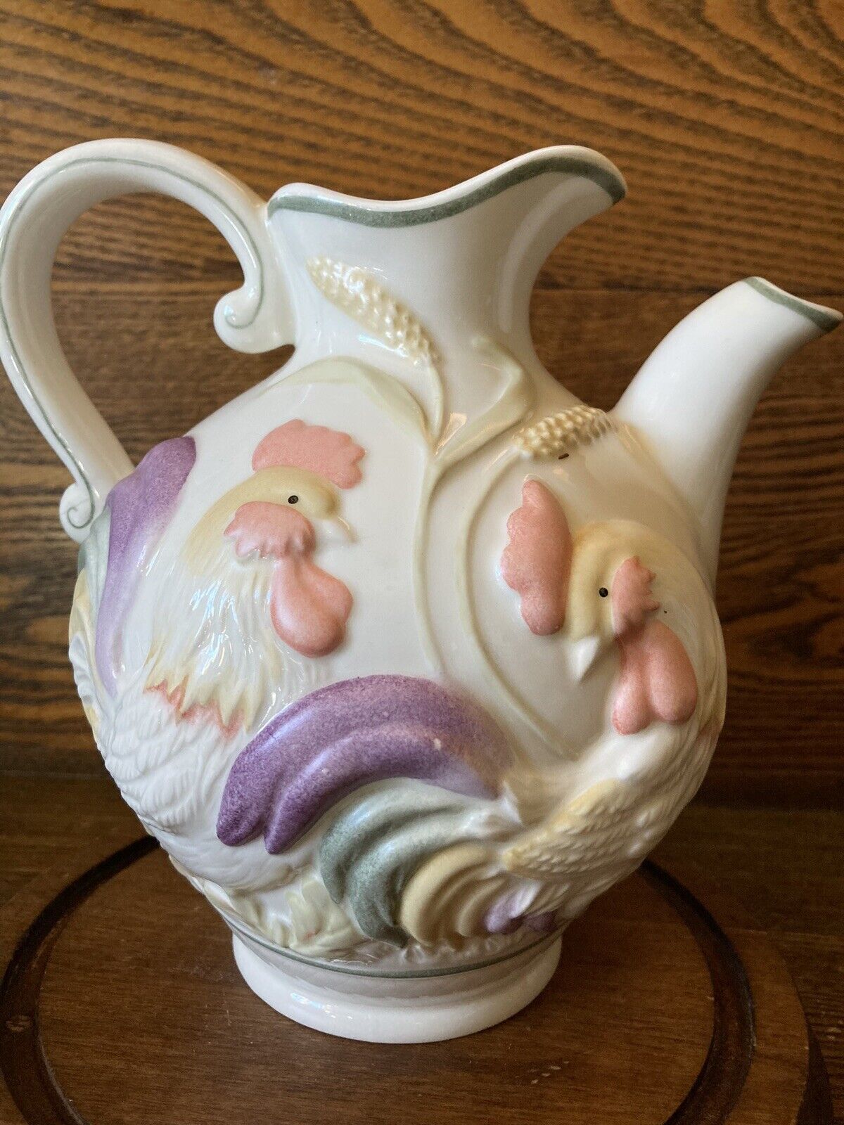 Lenox Country Fresh Rooster Jug USA