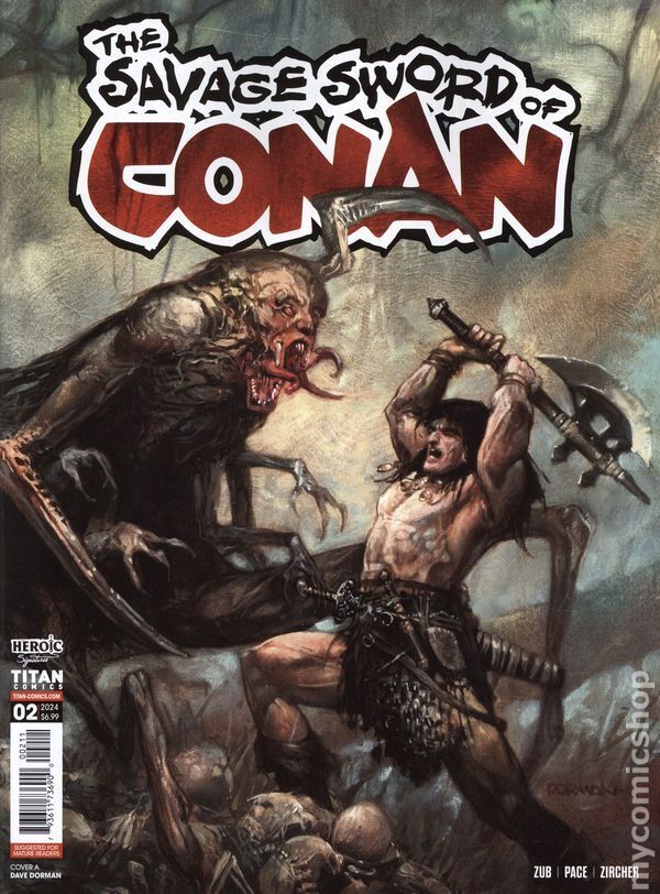 Savage Sword of Conan #2A VF 2024 Stock Image