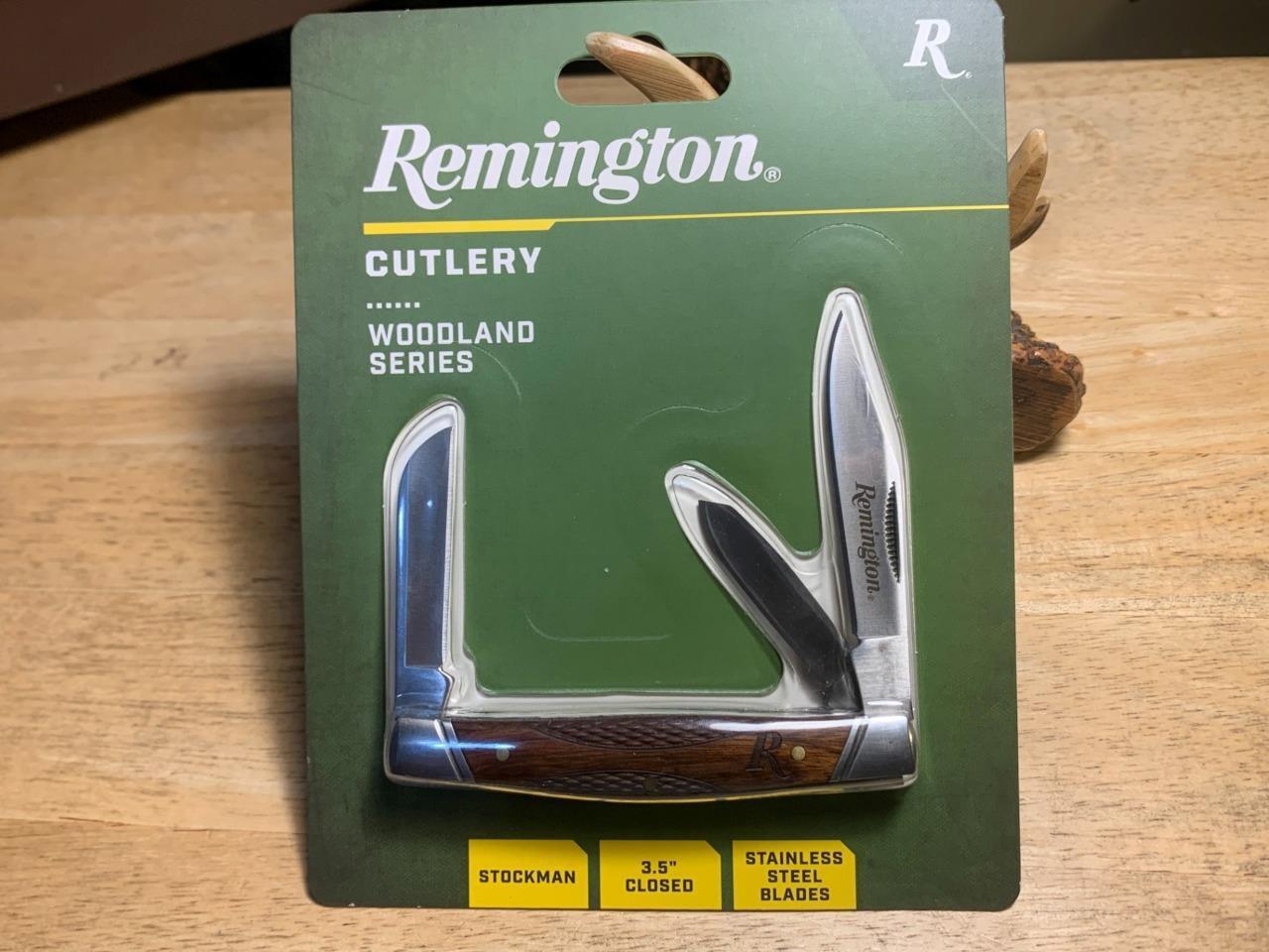 Remington Woodland Series Brown Gunstock Stockman 3 1/2