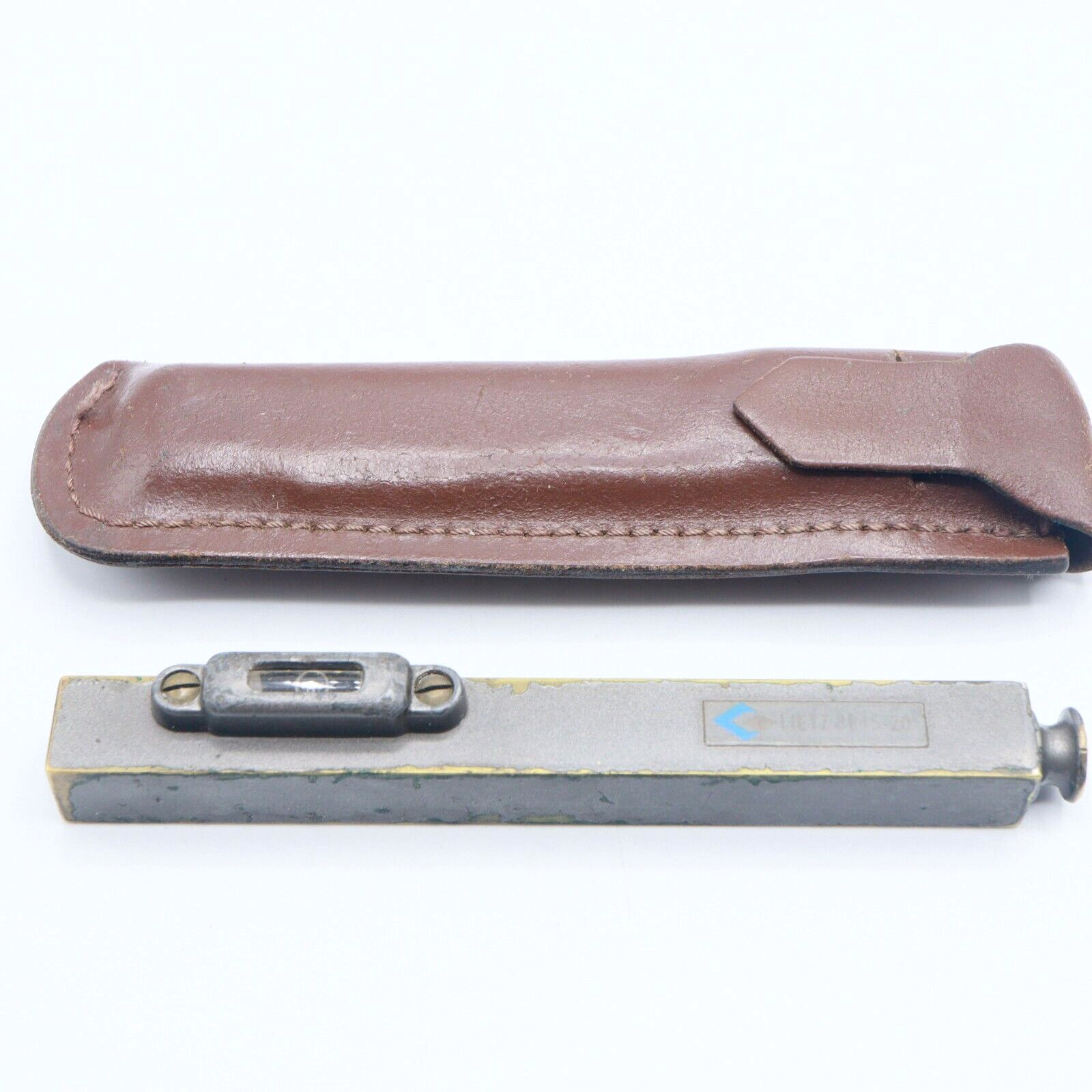 Vintage Lietz Hand Surveyor's Scope Level with Leather Case