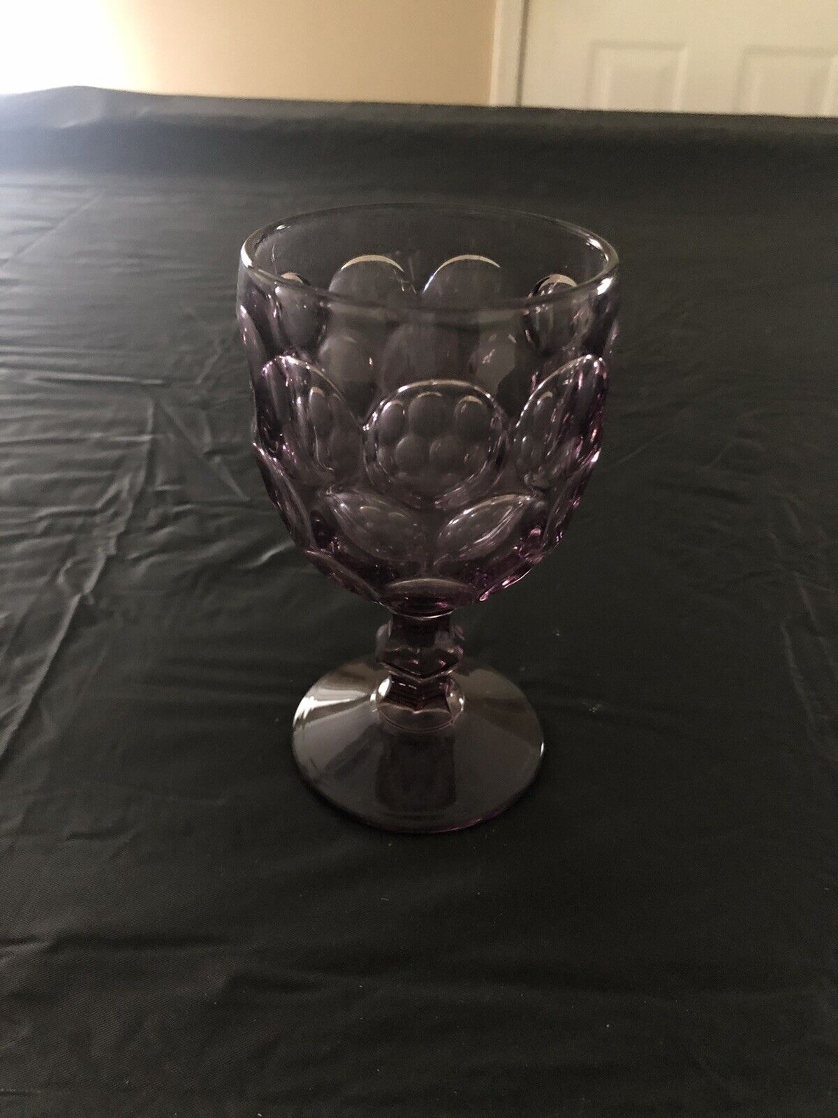 Imperial Glass Ohio Provincial Amethyst Water Goblet