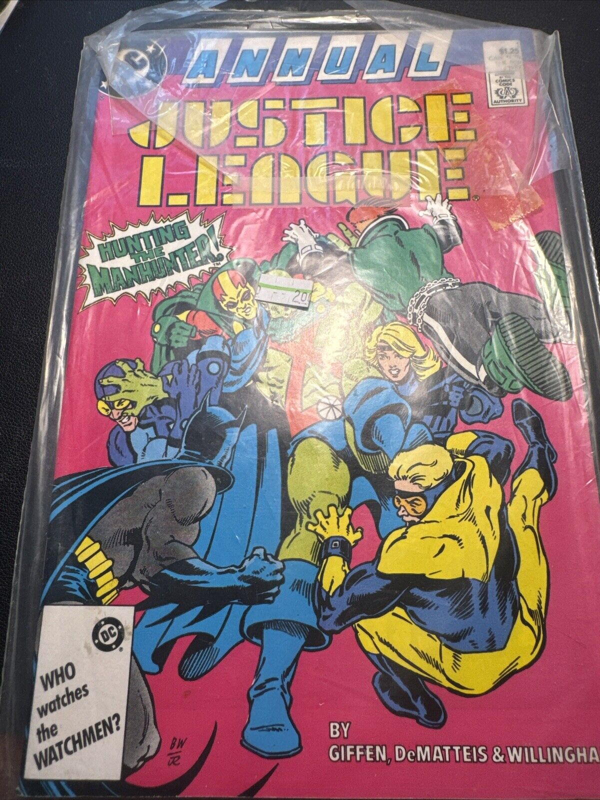 Justice League Annual #1 Comic Book 1987