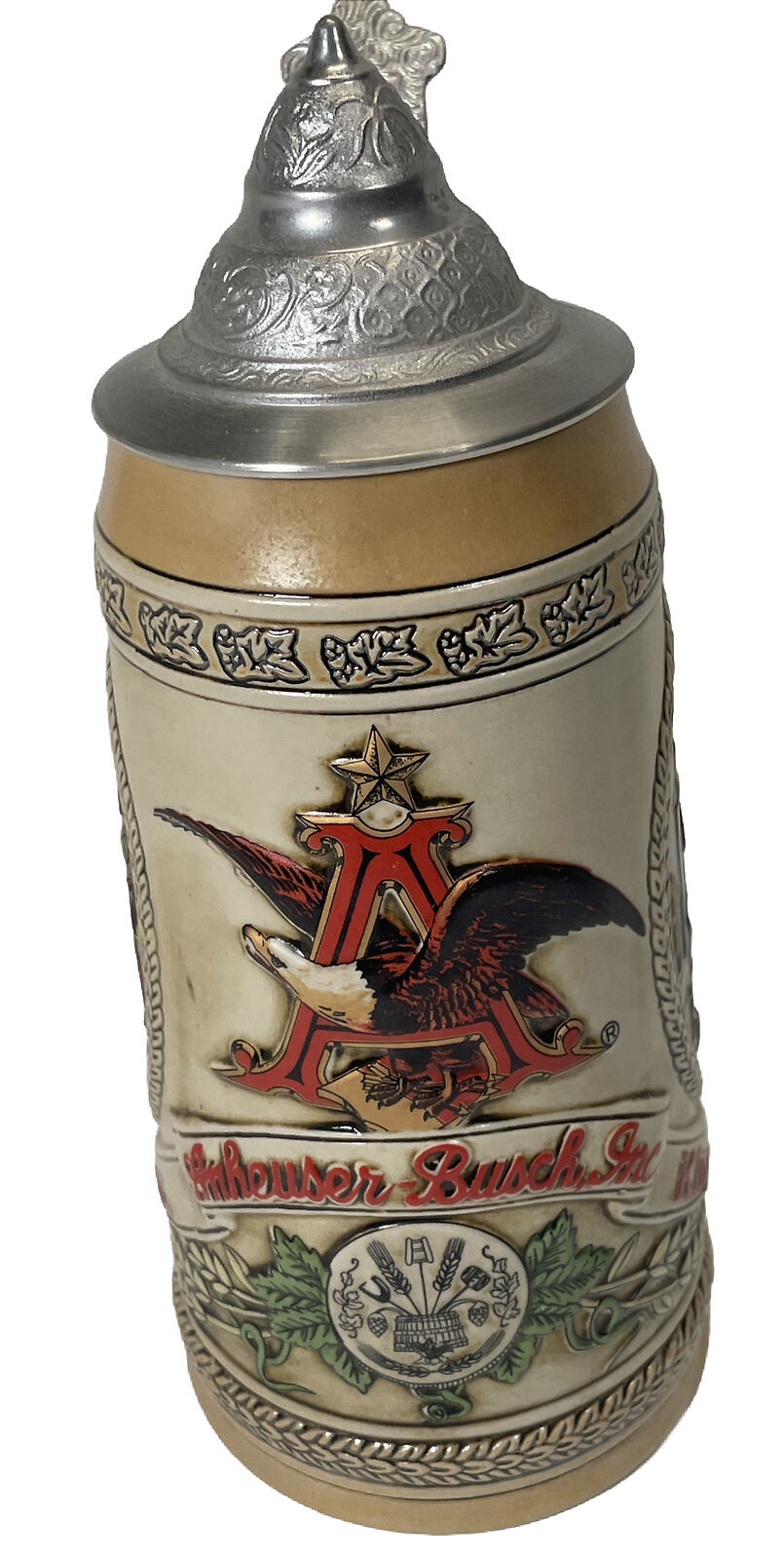 Anheuser-Busch M Series Limited Edition Ceramarte Budweiser Beer Stein EXCELLENT