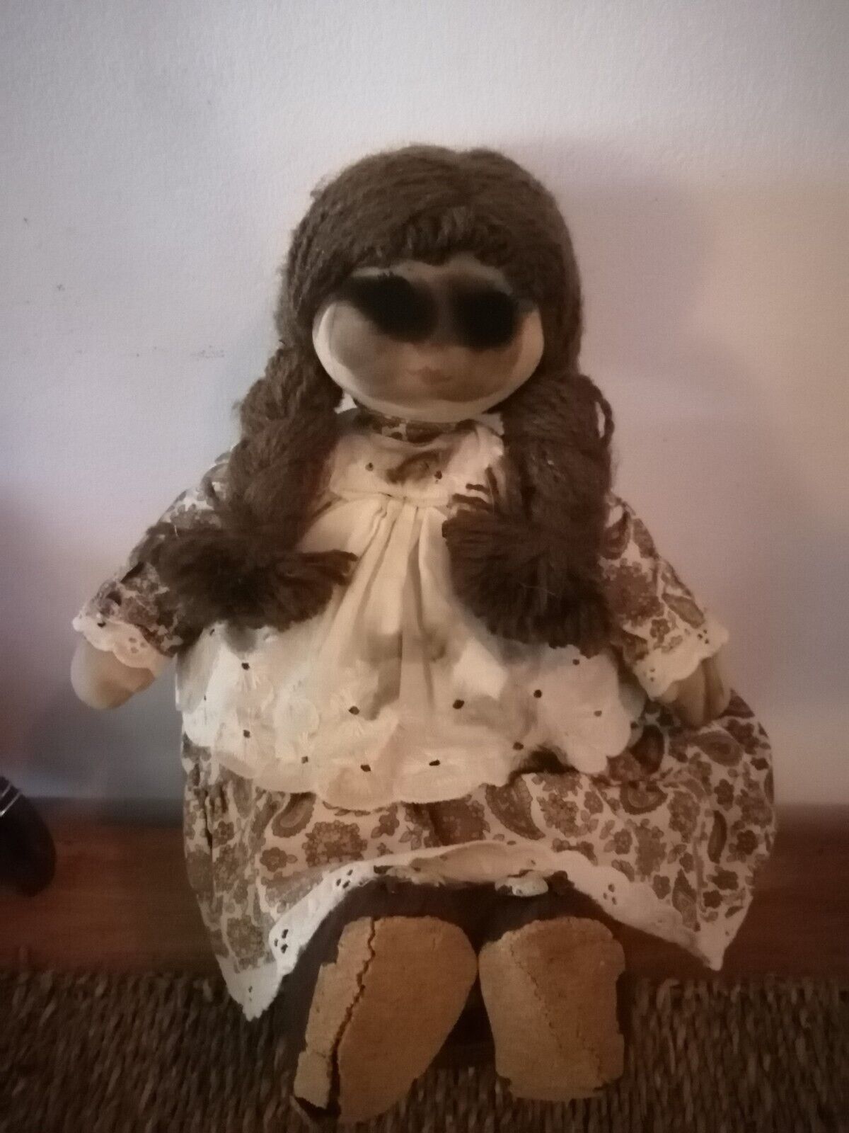 Antique German Demonic Entity Haunted Rag Doll