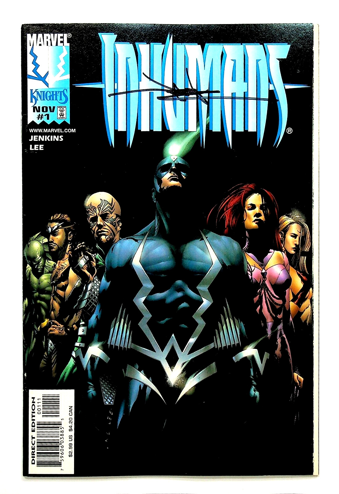 Inhumans #1 Signed by Jae Lee Marvel Comics 1998